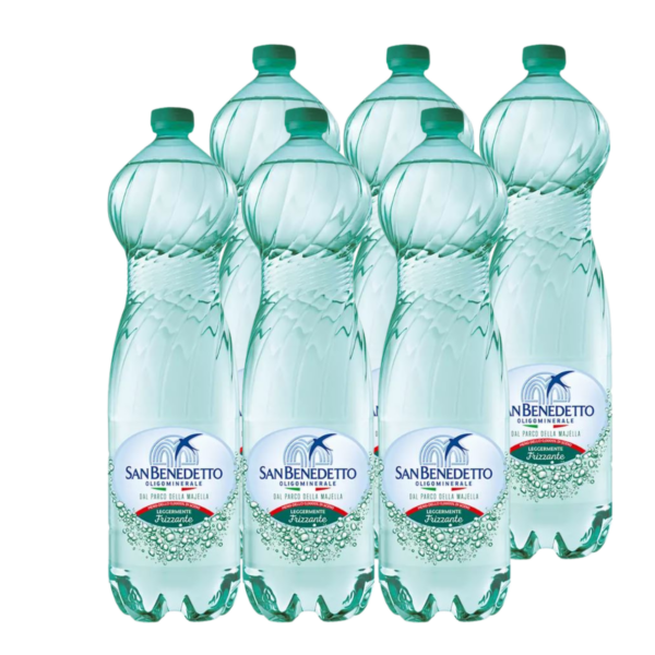 Acqua San Benedetto Leggermente Frizzante 1,5 lt x 6 Plastica